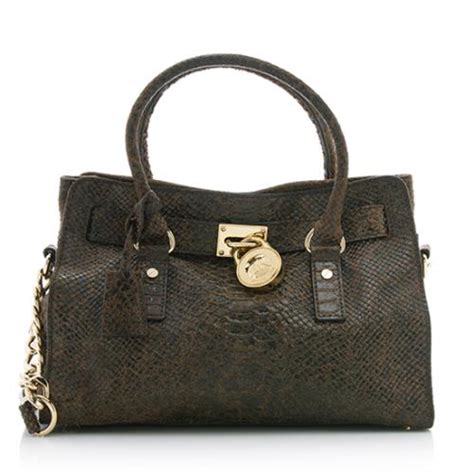 michael kors python hamilton|Michael Kors mid signature.